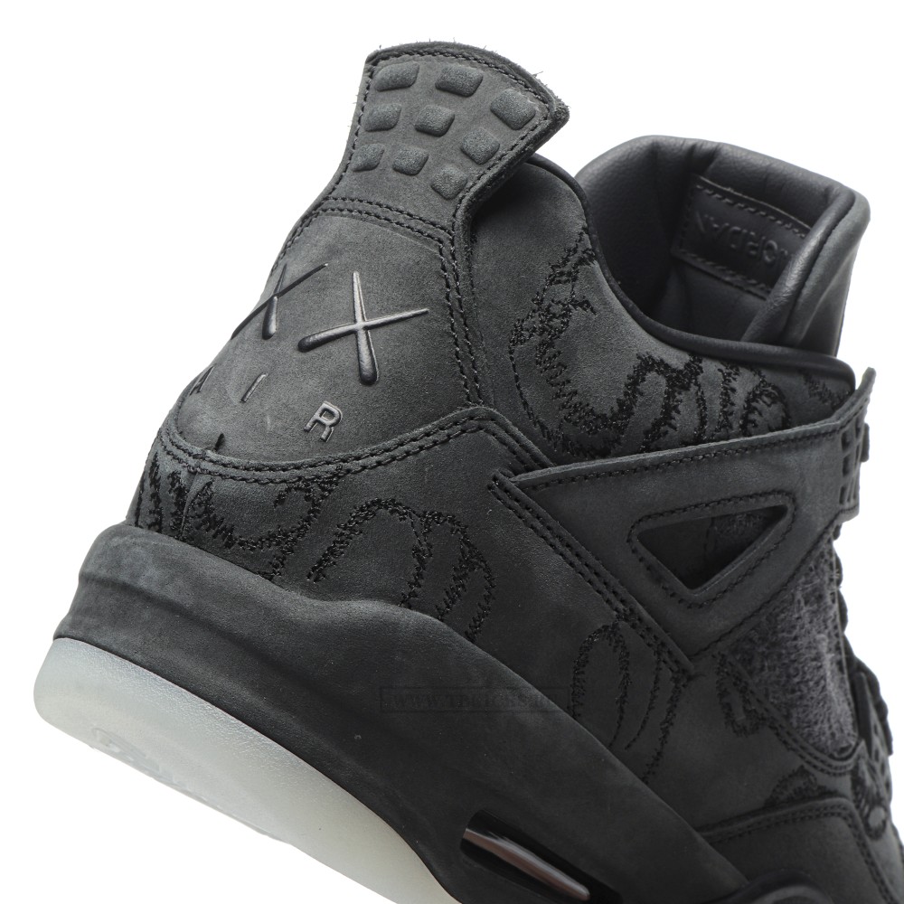 TBkicks Air Jordan 4 Retro Kaws Black