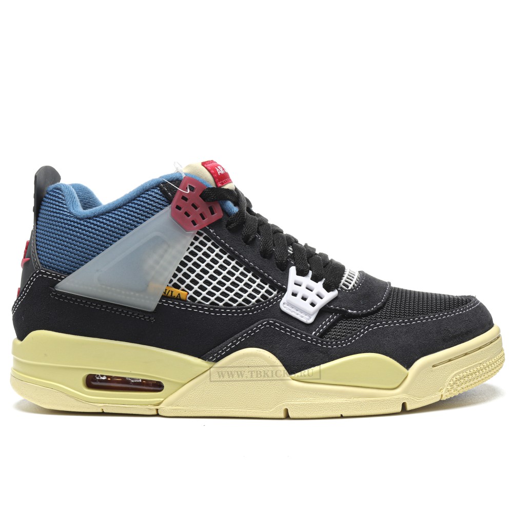TBkicks Union x Air Jordan 4 Off Noir