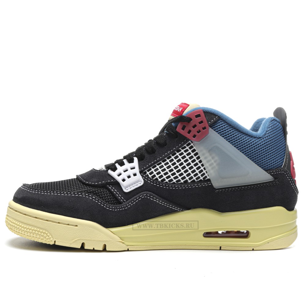 TBkicks Union x Air Jordan 4 Off Noir