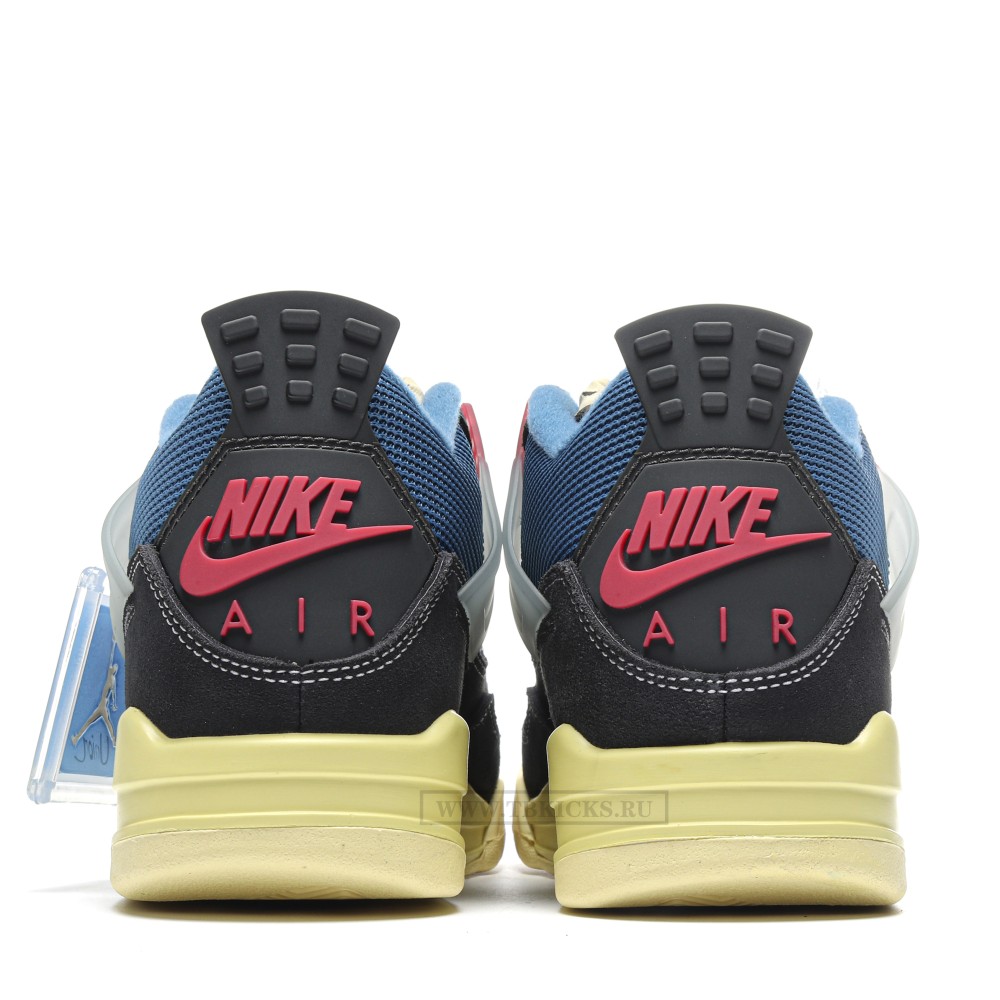 TBkicks Union x Air Jordan 4 Off Noir