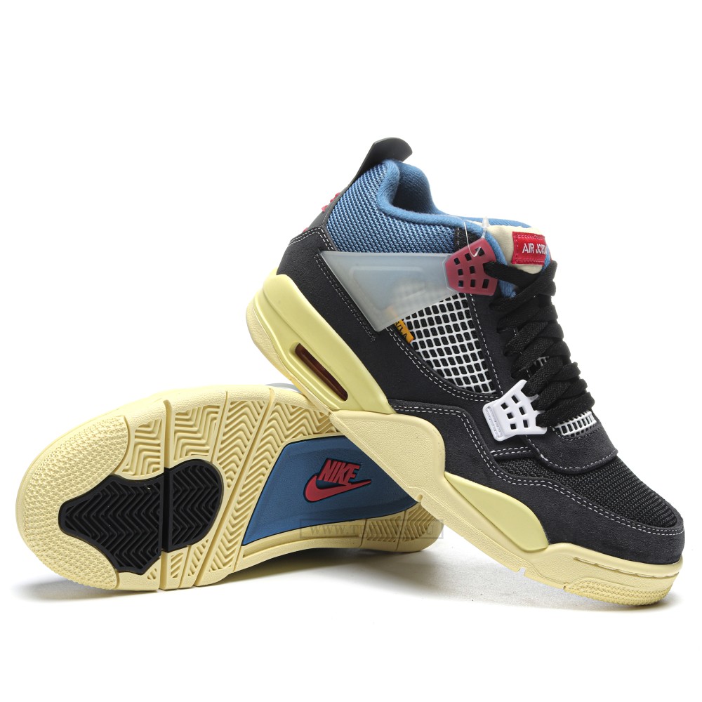 TBkicks Union x Air Jordan 4 Off Noir