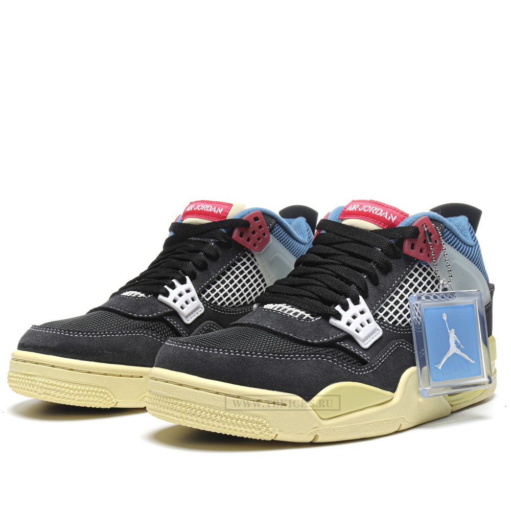 TBkicks Union x Air Jordan 4 Off Noir
