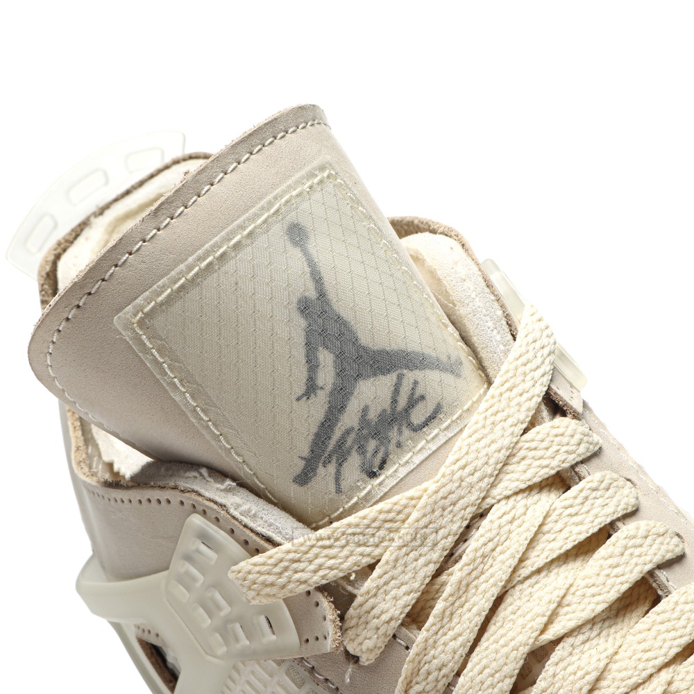 TBkicks WMS Off White X Air Jordan 4 Sail
