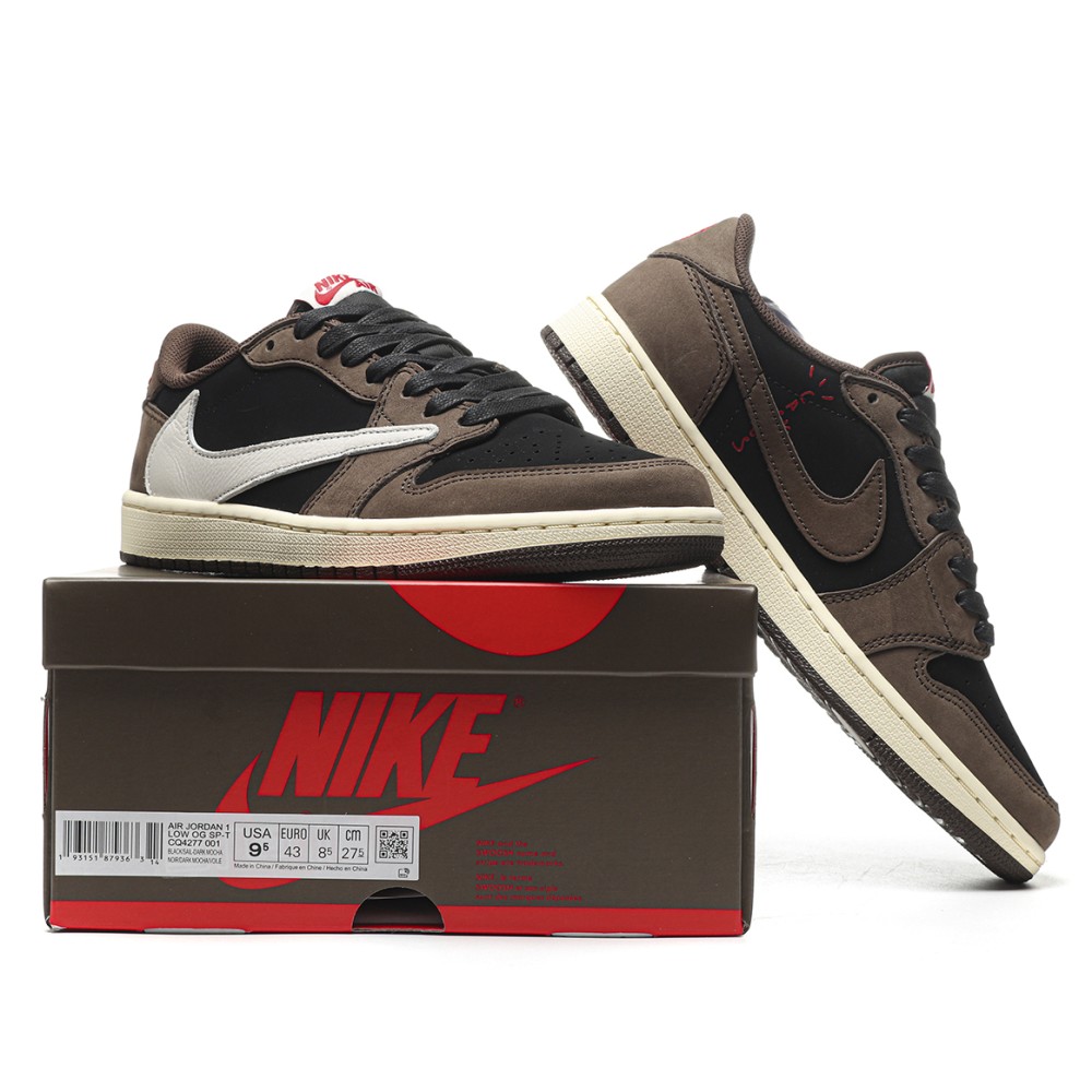 TBkicks Travis Scott Air Jordan 1 Low OG Mocha