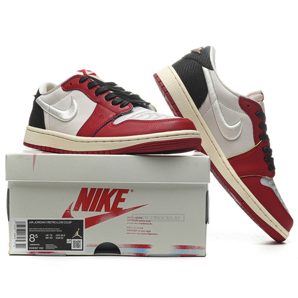 TBkicks Air Jordan 1 Retro Low OG Trophy Room Rookie Card Home