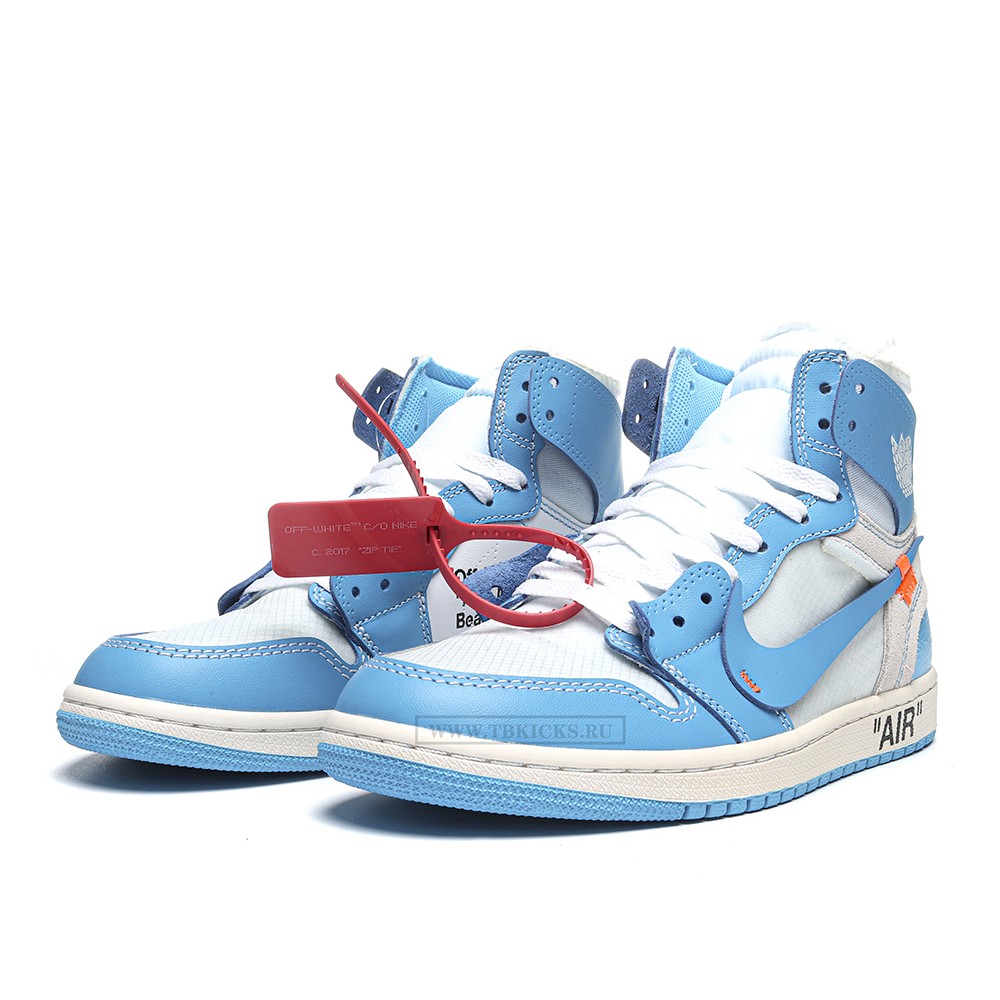 TBkicks Off-White Air Jordan 1 University Blue