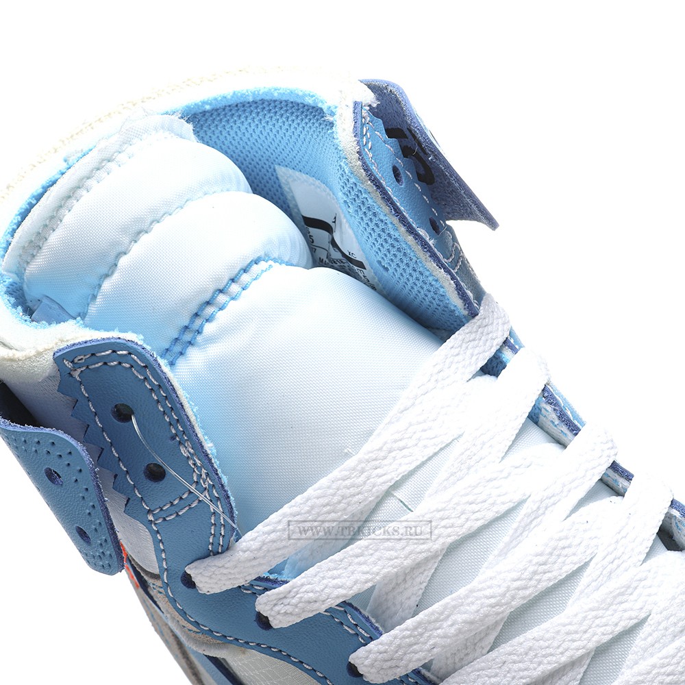 TBkicks Off-White Air Jordan 1 University Blue