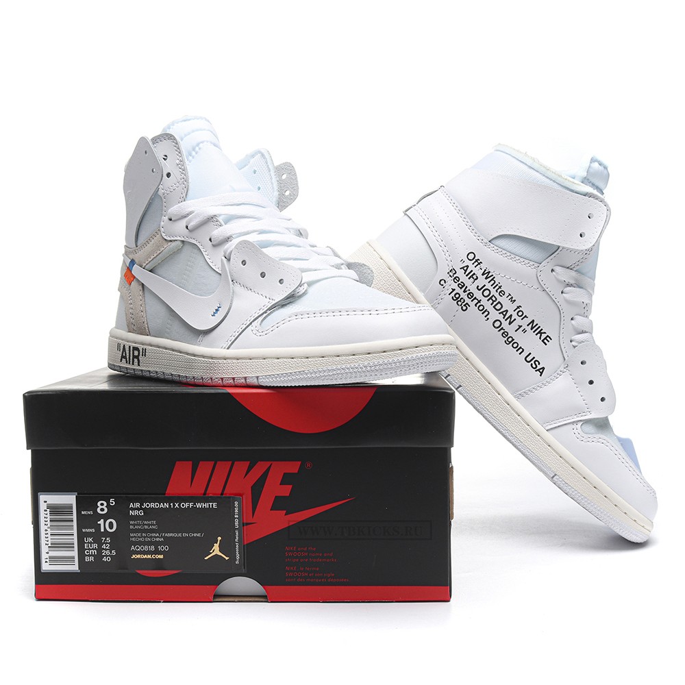 TBkicks Off-White Air Jordan 1 Euro