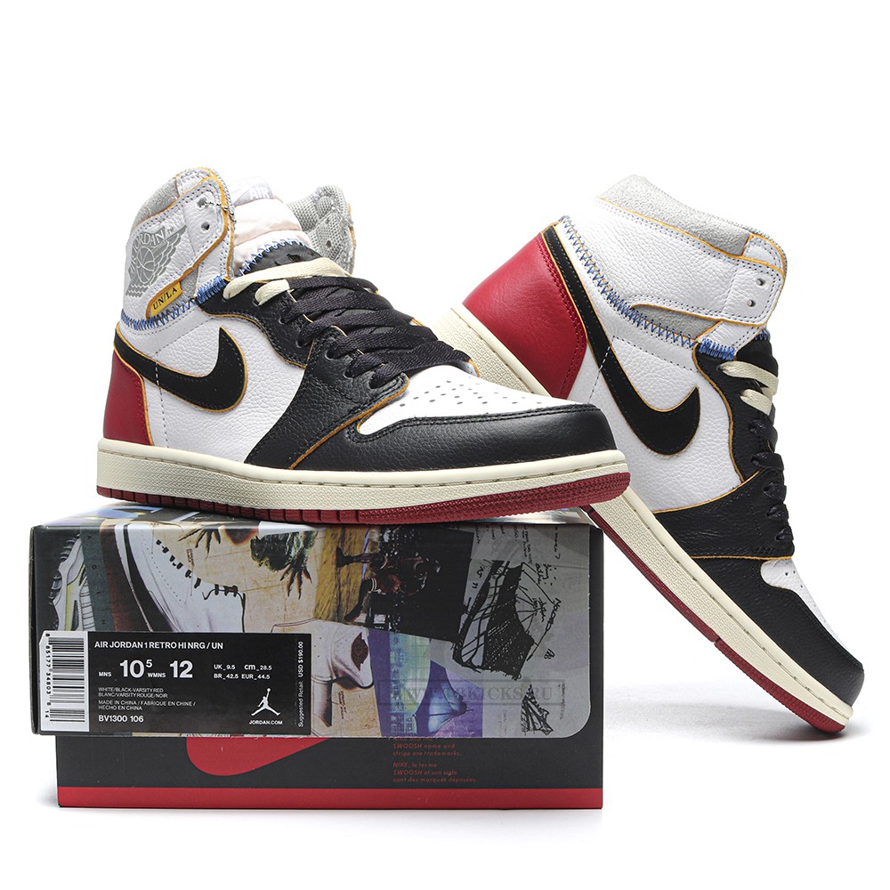 TBkicks Jordan 1 Union Los Angeles Black Toe
