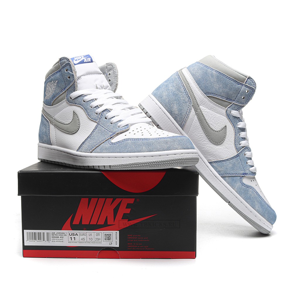 TBkicks Air Jordan 1 Hyper Royal Smoke Grey