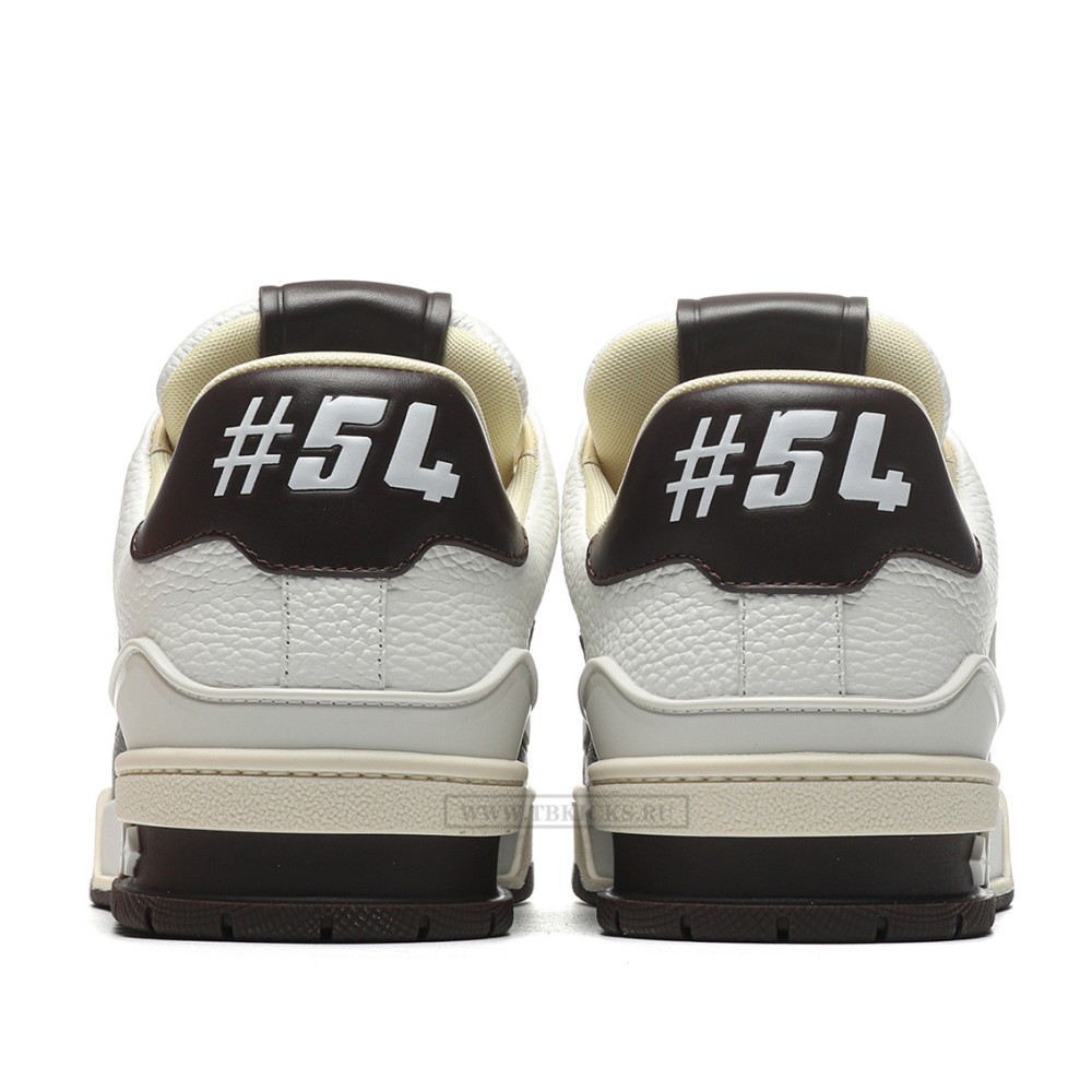TBkicks L0*1S V*1TT0N Trainer White/Black/Brown