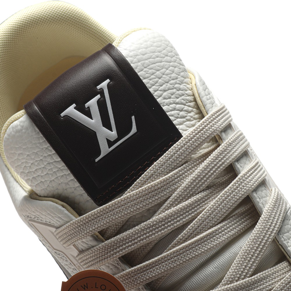 TBkicks L0*1S V*1TT0N Trainer White/Black/Brown