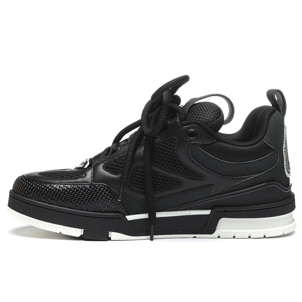 TBkicks L0*1S V*1TT0N Skate Sneaker Black White