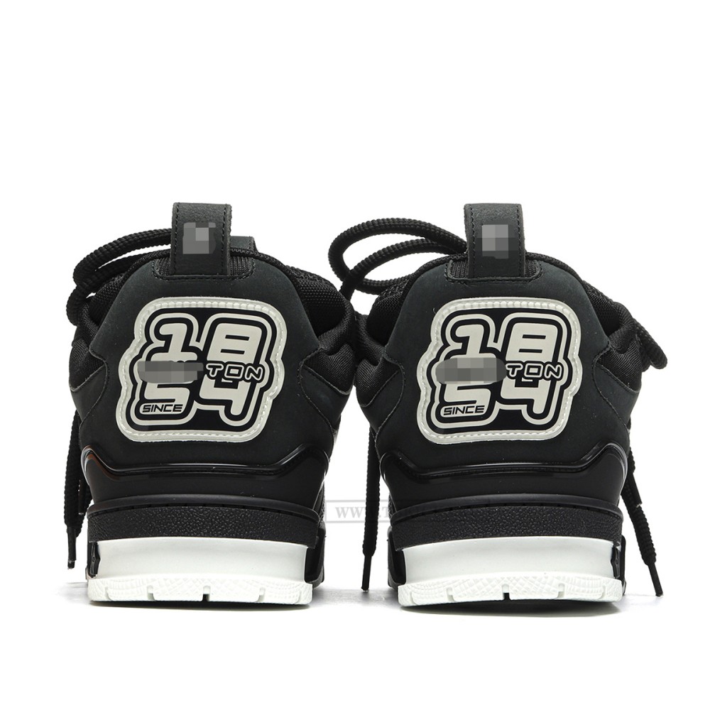 TBkicks L0*1S V*1TT0N Skate Sneaker Black White