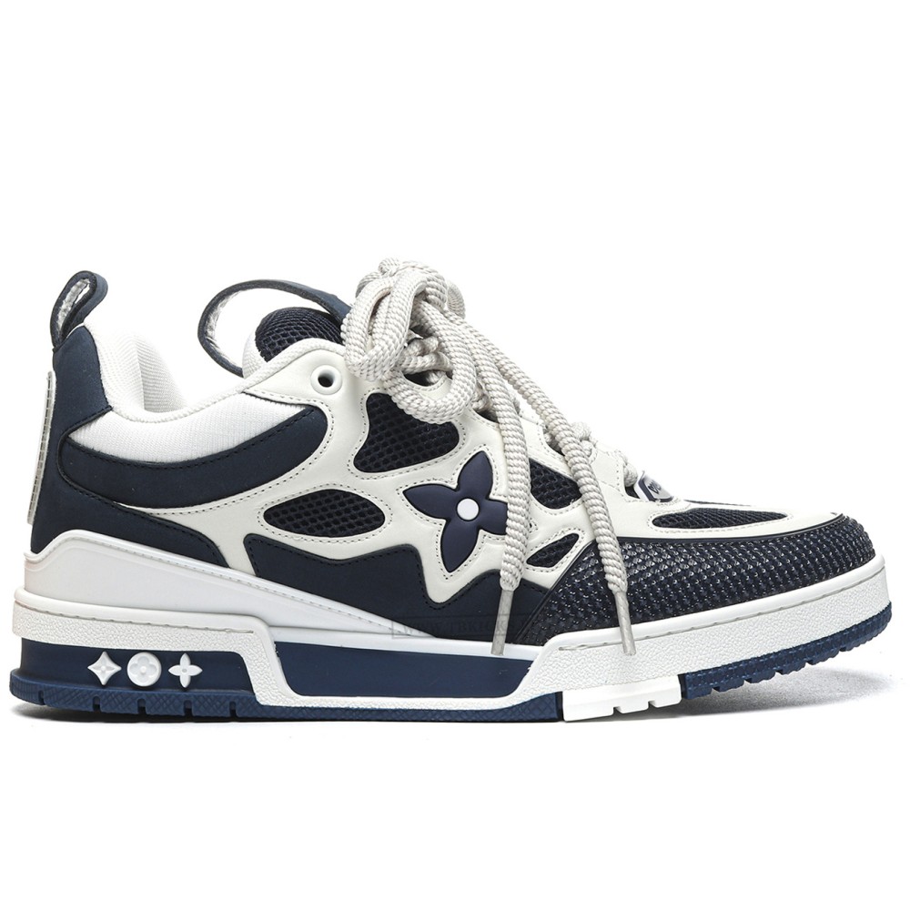 TBkicks L0*1S V*1TT0N Skate Sneaker Marine White