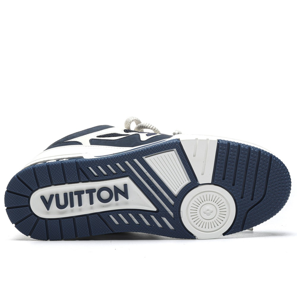 TBkicks L0*1S V*1TT0N Skate Sneaker Marine White