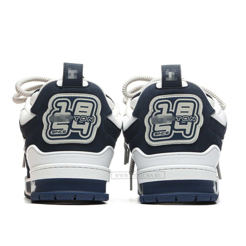 TBkicks L0*1S V*1TT0N Skate Sneaker Marine White