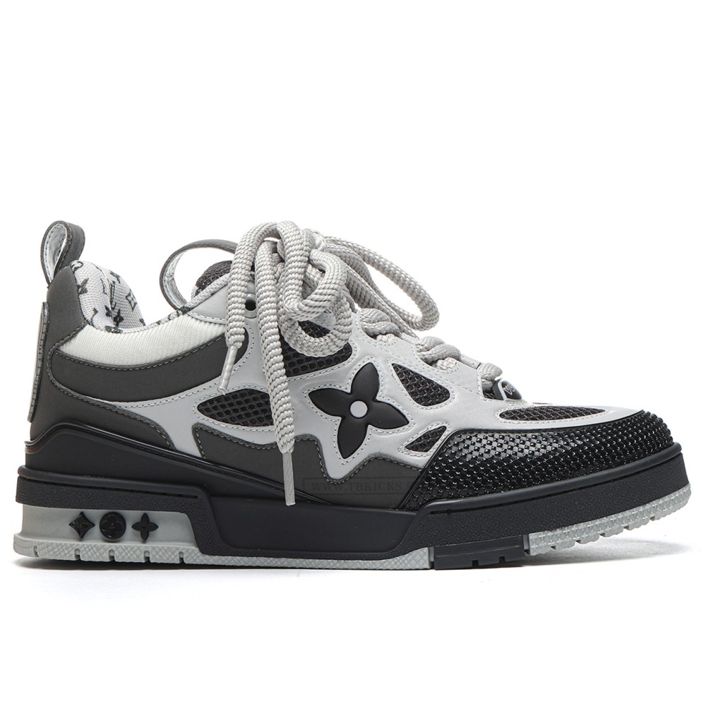 TBkicks L0*1S V*1TT0N Skate Sneaker Grey White
