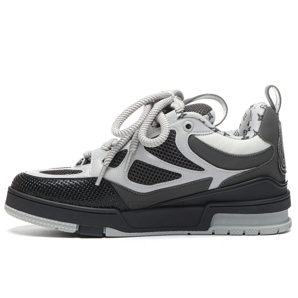 TBkicks L0*1S V*1TT0N Skate Sneaker Grey White