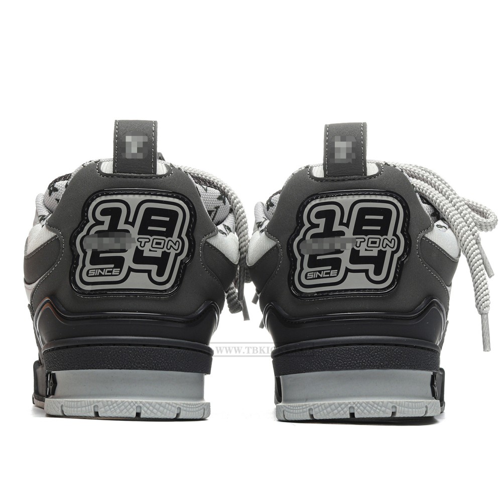 TBkicks L0*1S V*1TT0N Skate Sneaker Grey White