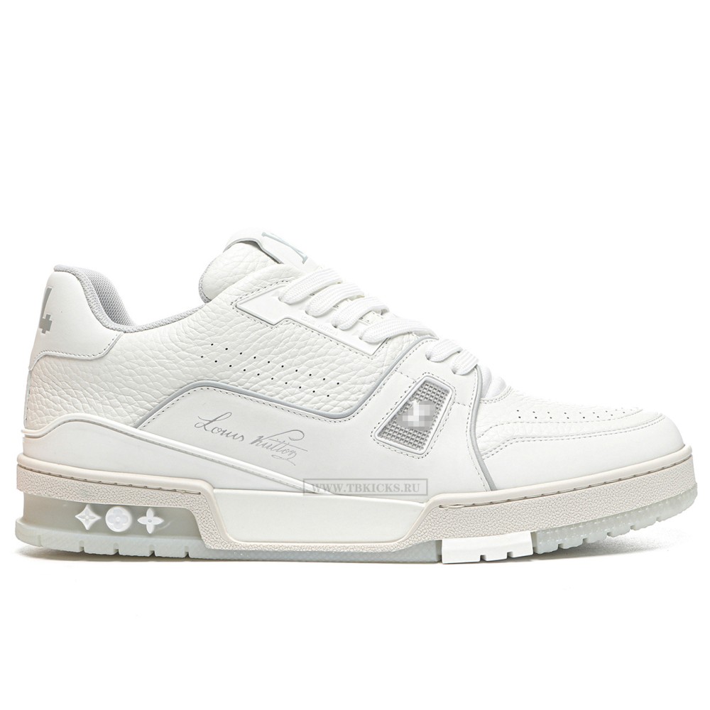 TBkicks L0*1S V*1TT0N Trainer White Signature