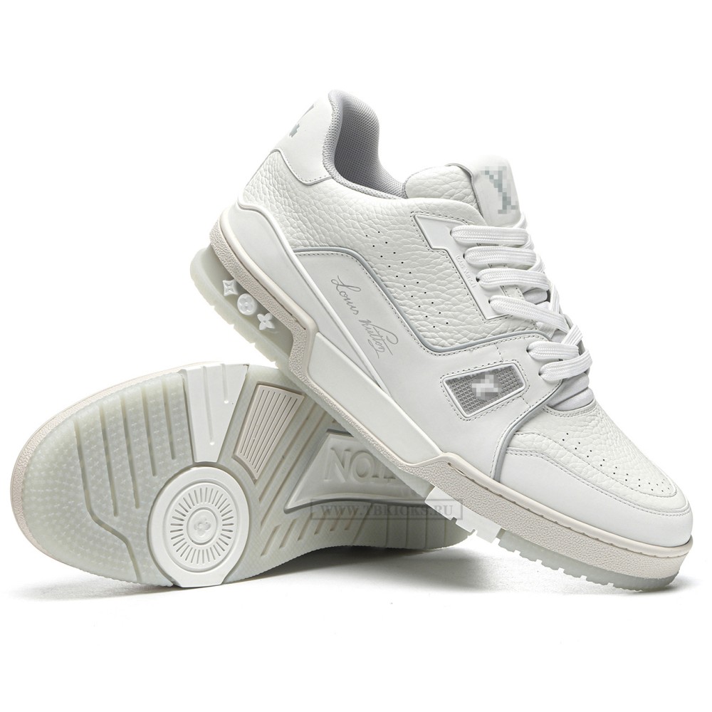 TBkicks L0*1S V*1TT0N Trainer White Signature