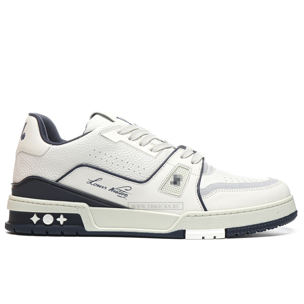 TBkicks L0*1S V*1TT0N Trainer #54 Signature White Marine