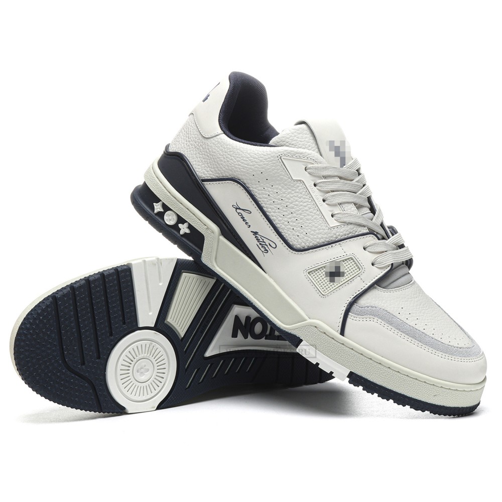 TBkicks L0*1S V*1TT0N Trainer #54 Signature White Marine