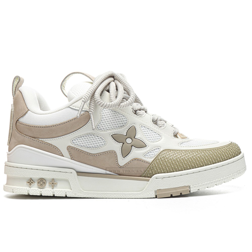 TBkicks L0*1S V*1TT0N Skate Sneaker Beige White