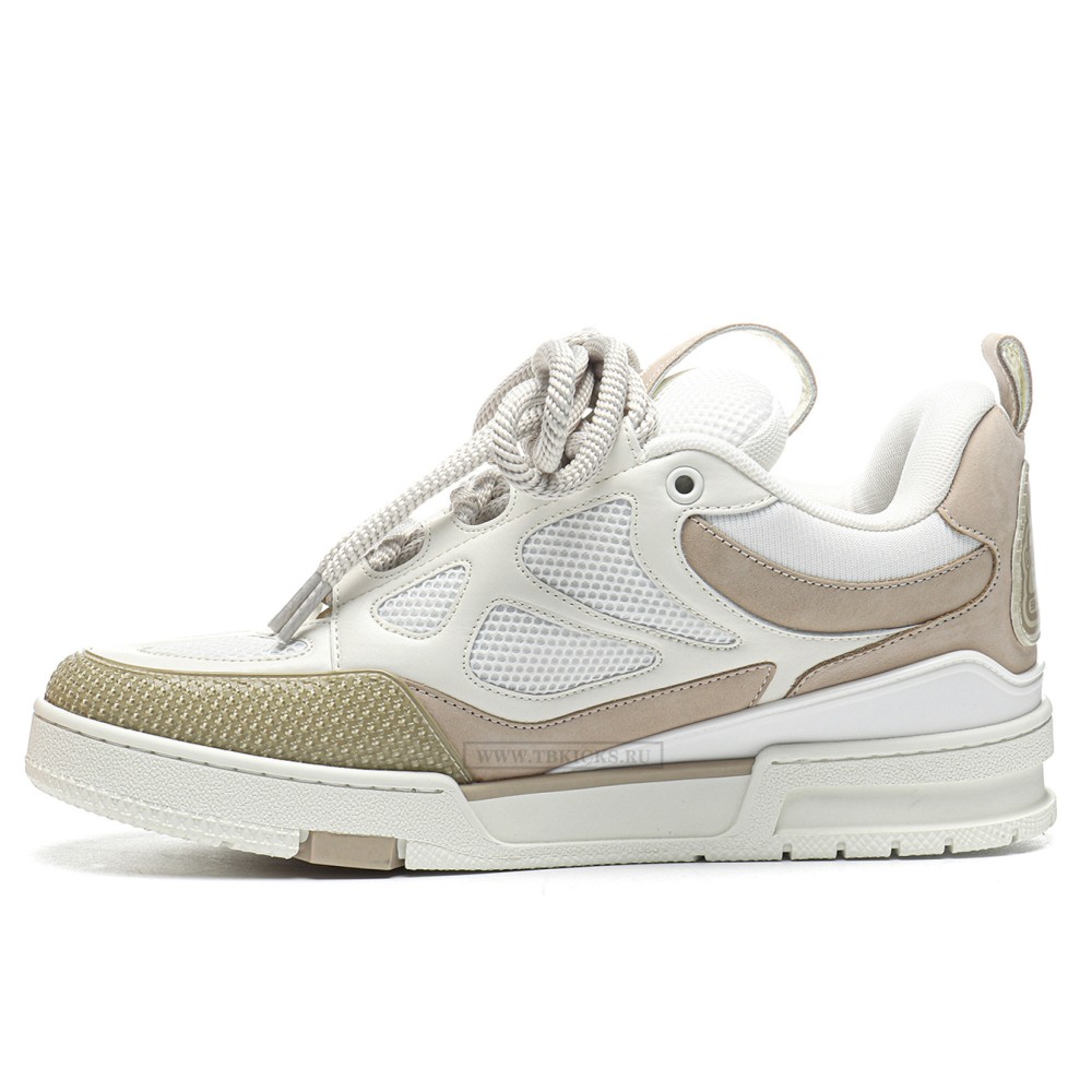TBkicks L0*1S V*1TT0N Skate Sneaker Beige White