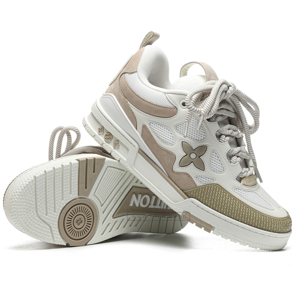 TBkicks L0*1S V*1TT0N Skate Sneaker Beige White