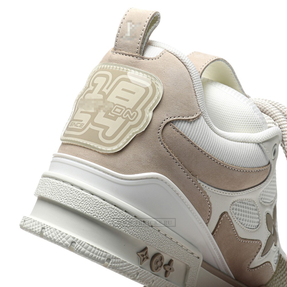 TBkicks L0*1S V*1TT0N Skate Sneaker Beige White