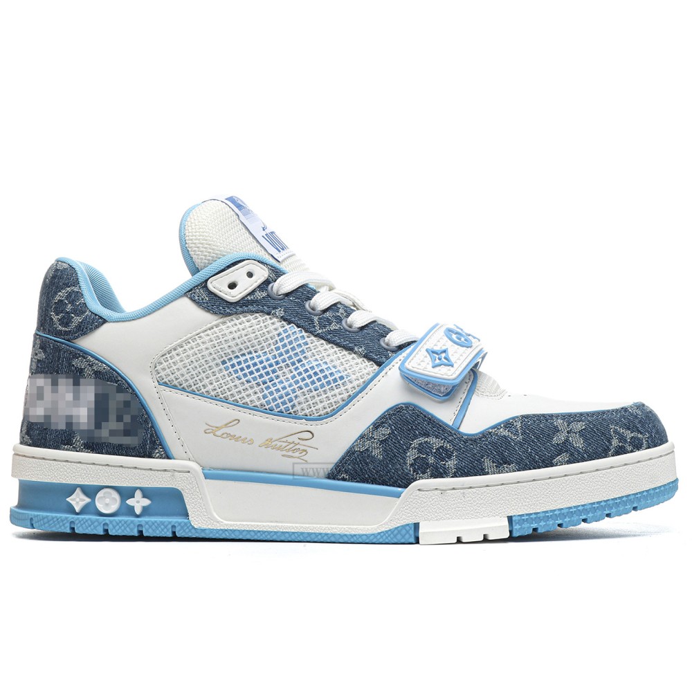 TBkicks L0*1S V*1TT0N Trainer Monogram Denim