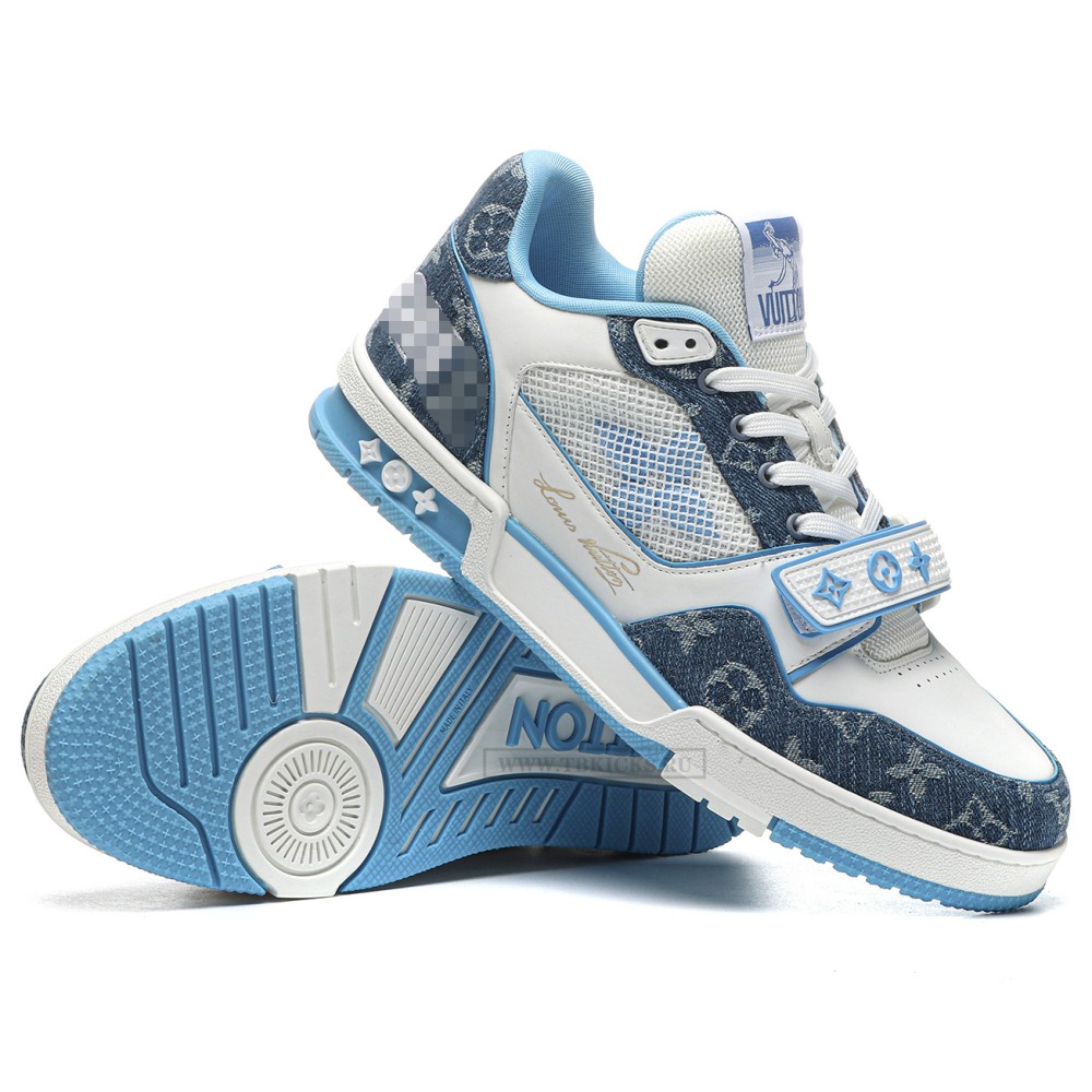 TBkicks L0*1S V*1TT0N Trainer Monogram Denim