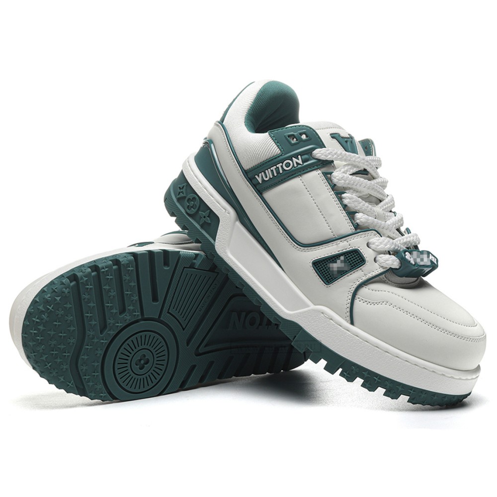 TBkicks L0*1S V*1TT0N Trainer Maxi Sneaker White Green