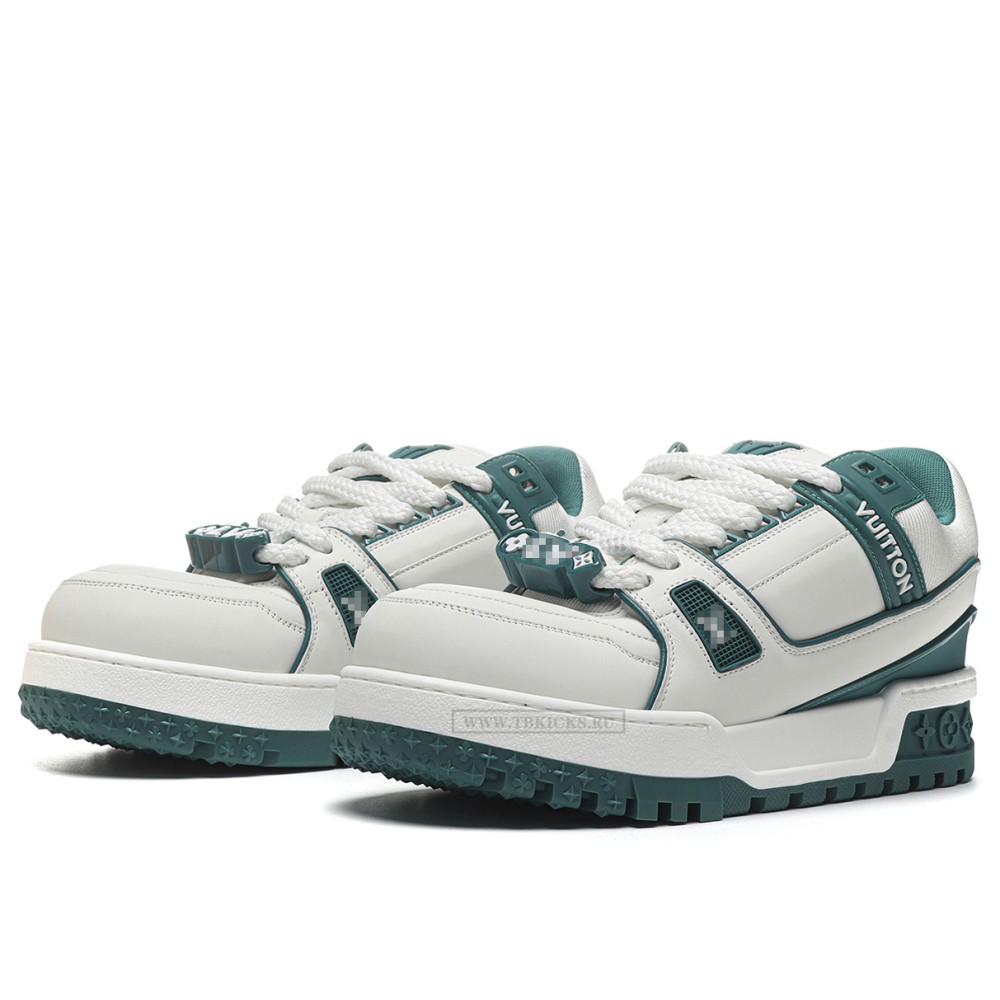 TBkicks L0*1S V*1TT0N Trainer Maxi Sneaker White Green