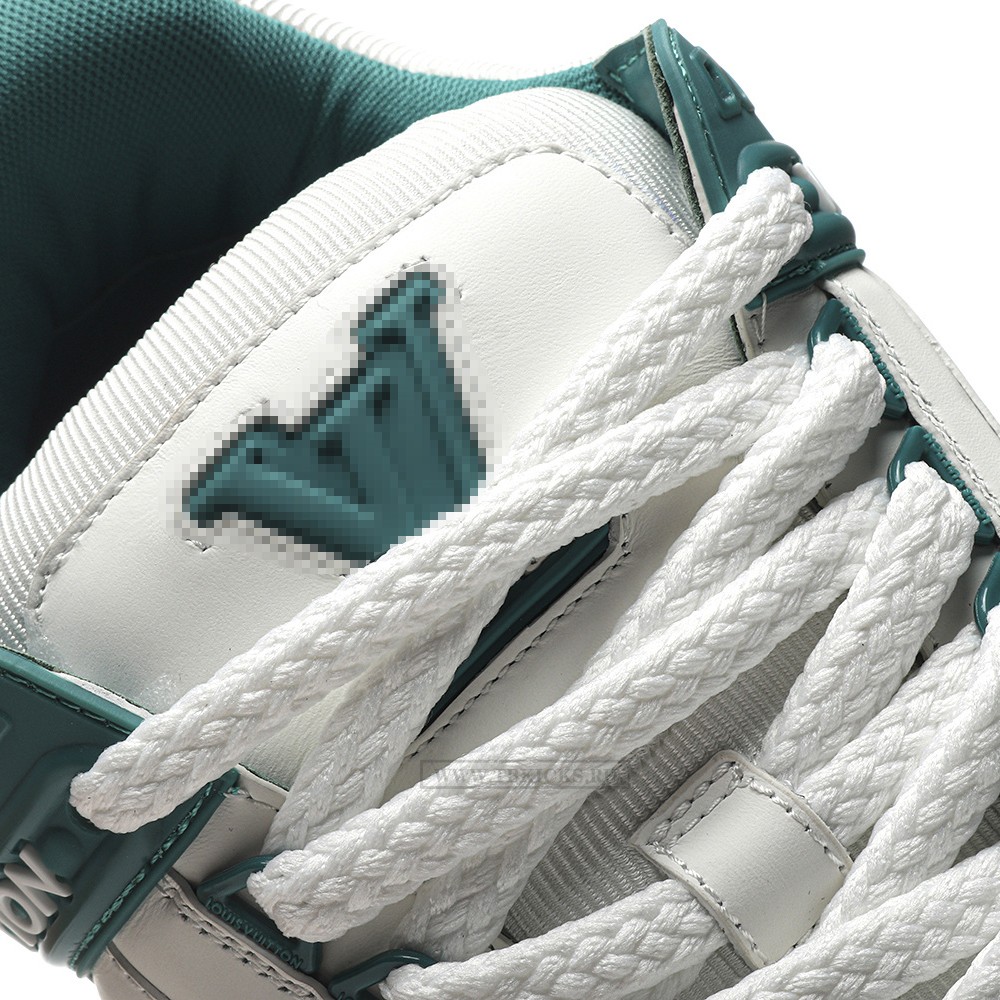 TBkicks L0*1S V*1TT0N Trainer Maxi Sneaker White Green