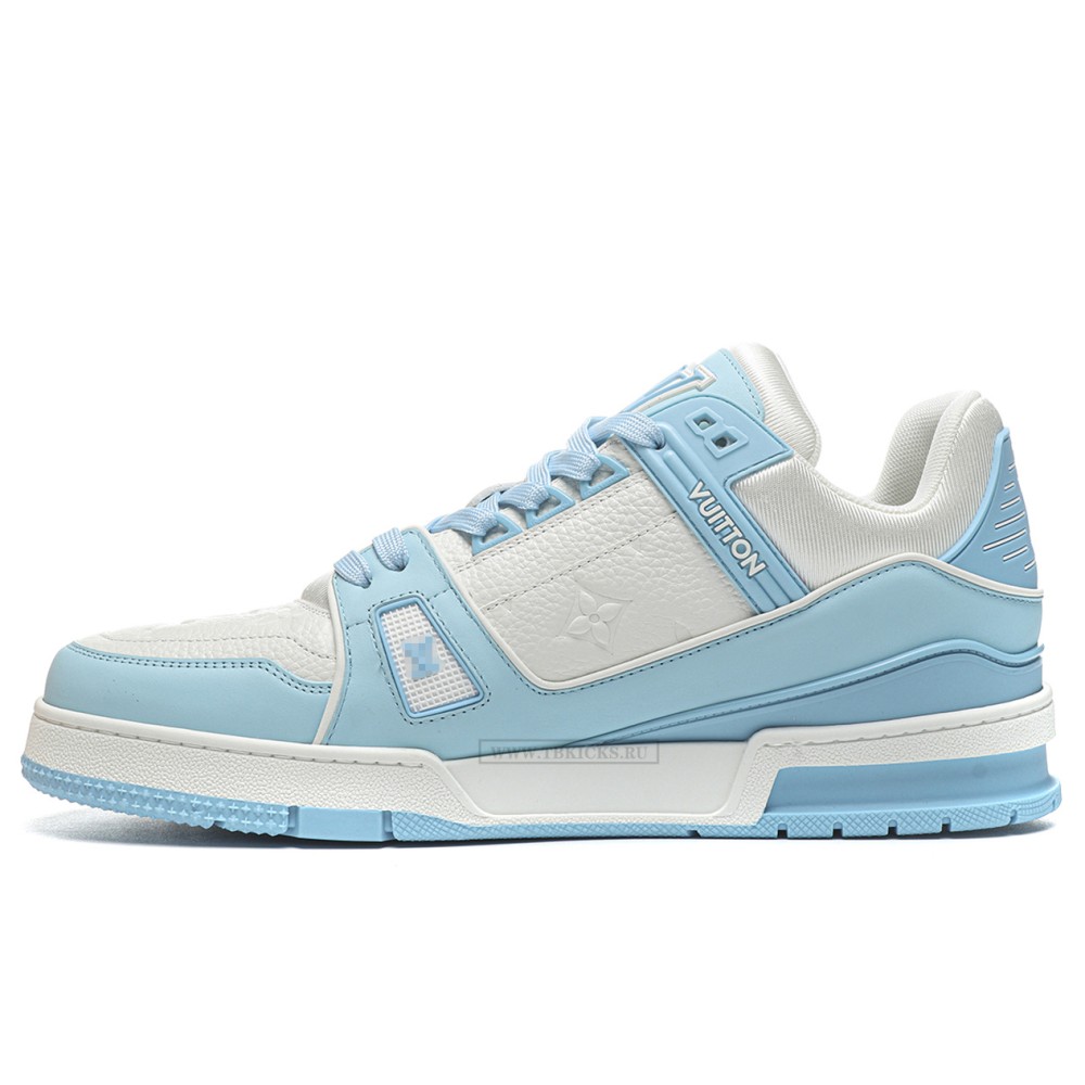 TBkicks L0*1S V*1TT0N Trainer White Sky Blue