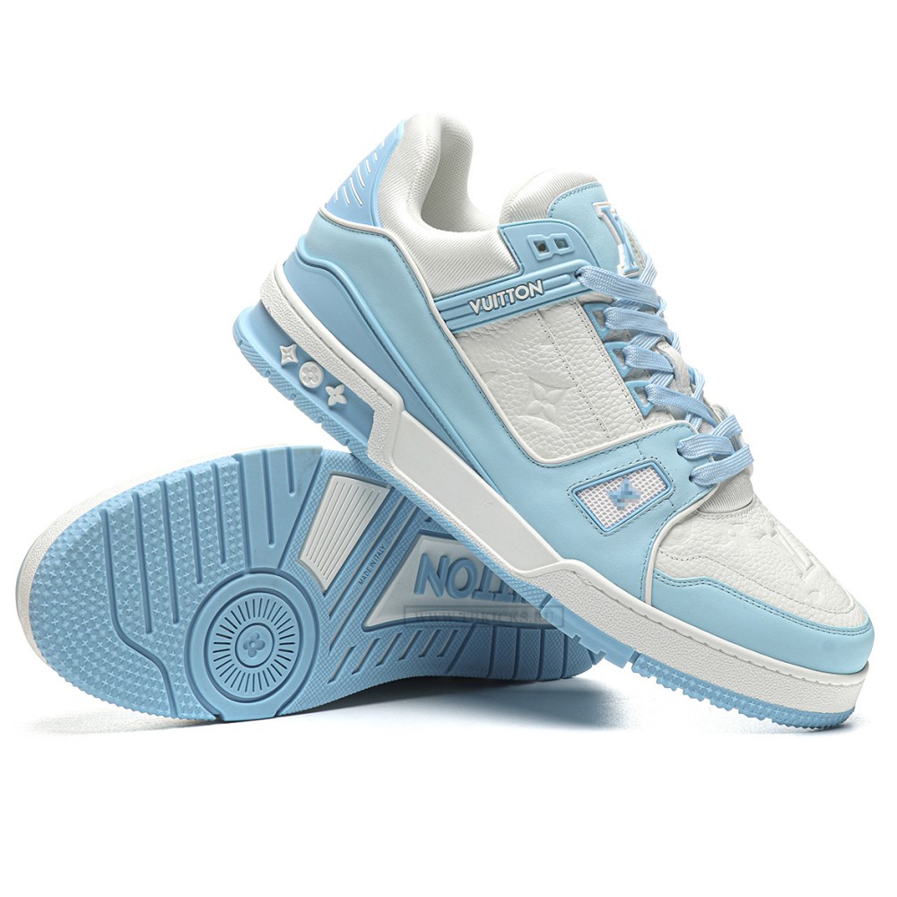 TBkicks L0*1S V*1TT0N Trainer White Sky Blue