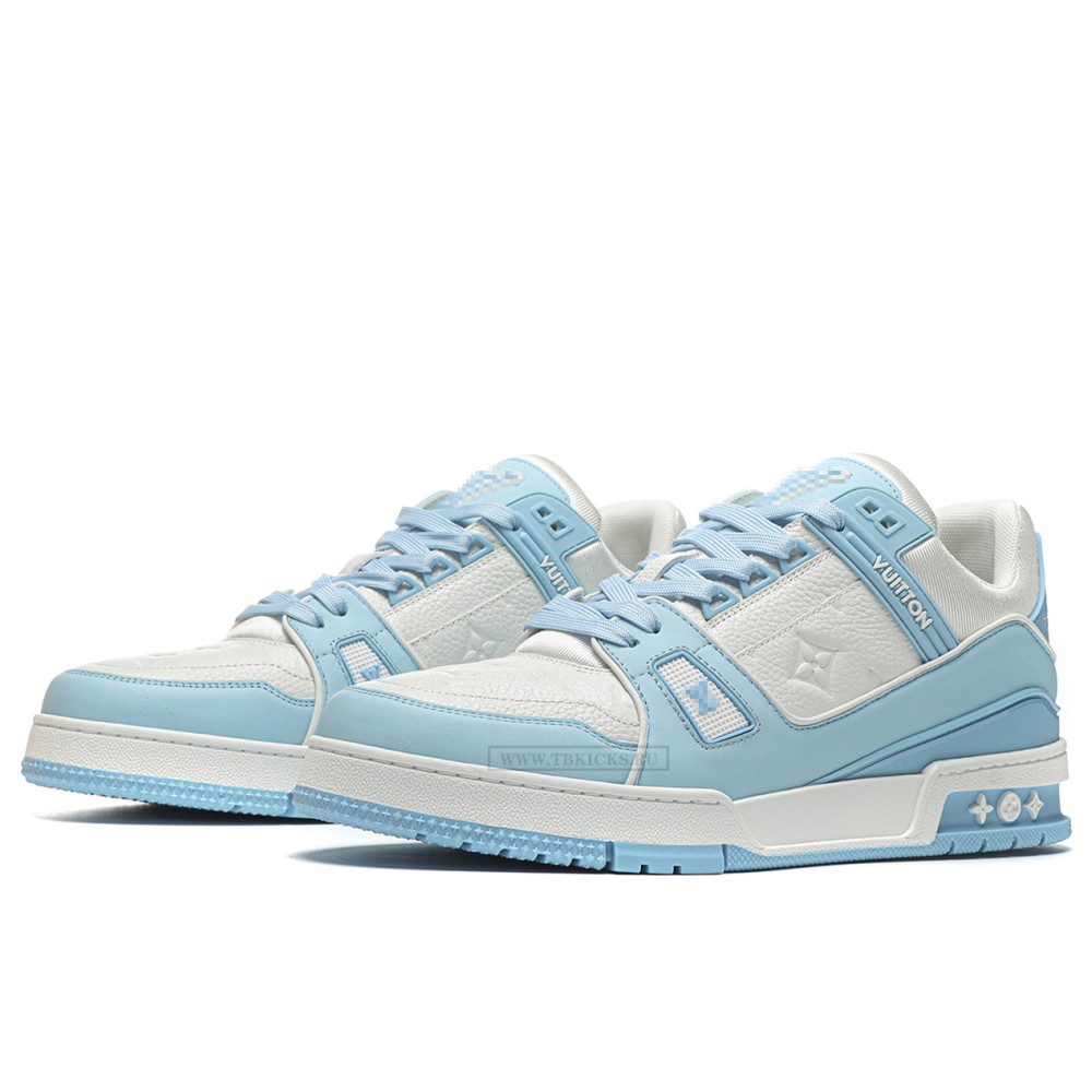 TBkicks L0*1S V*1TT0N Trainer White Sky Blue