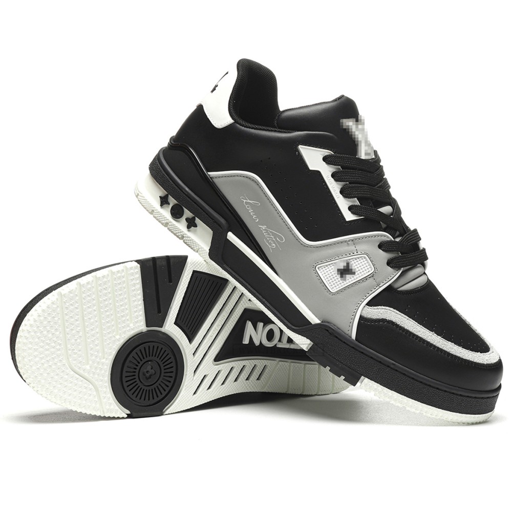 TBkicks L0*1S V*1TT0N Trainer Black Grey White