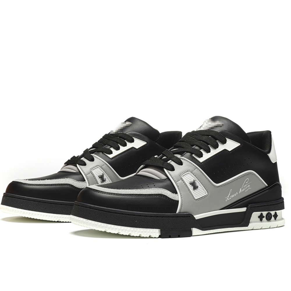 TBkicks L0*1S V*1TT0N Trainer Black Grey White