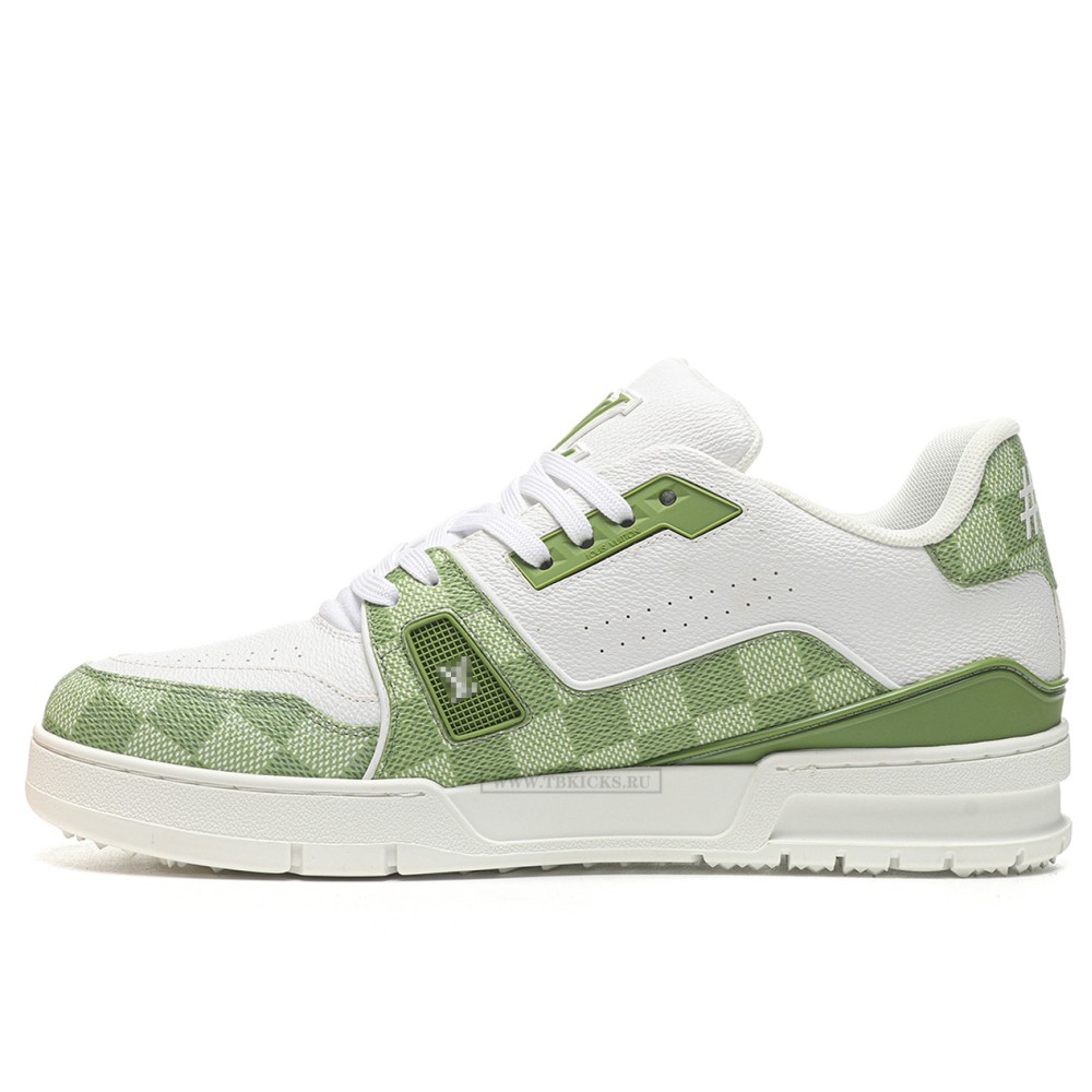 TBkicks L0*1S V*1TT0N by Tyler, the Creator LV Trainer Green Damier