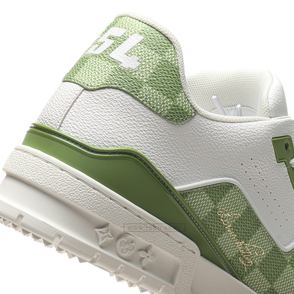 TBkicks L0*1S V*1TT0N by Tyler, the Creator LV Trainer Green Damier