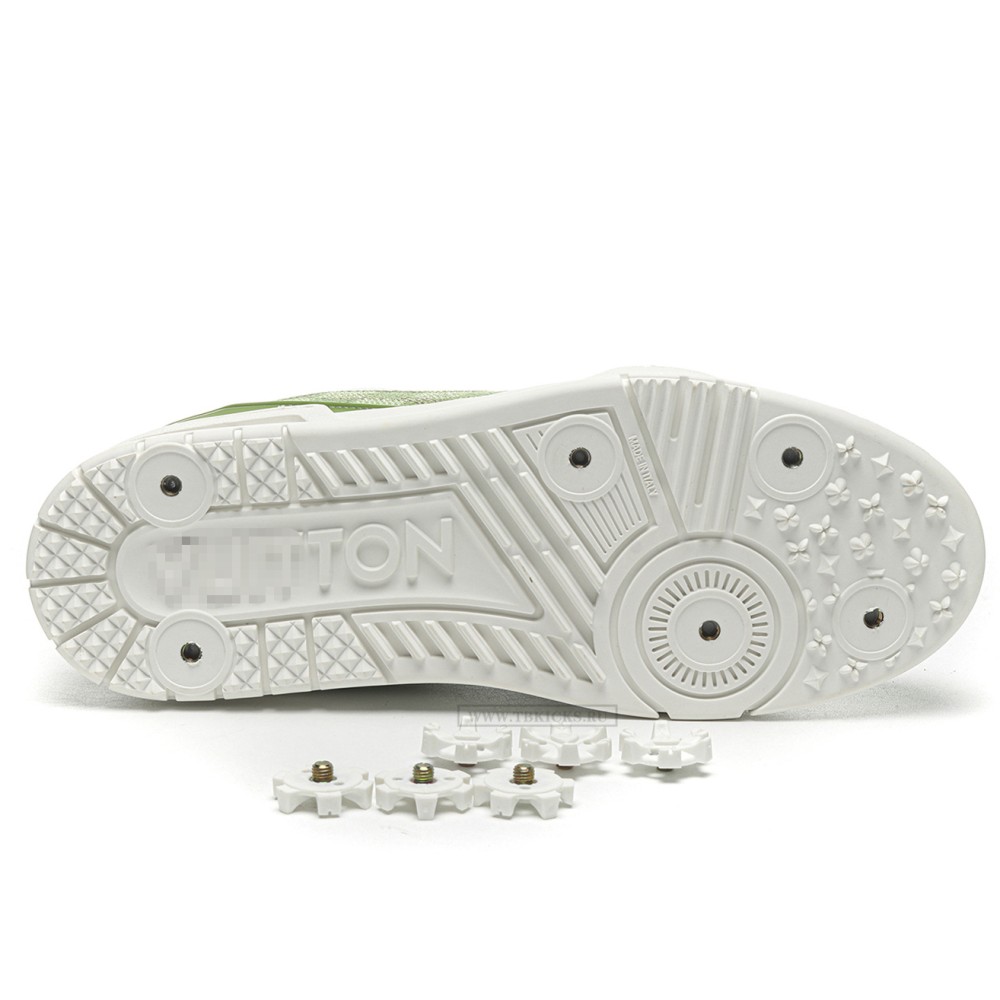 TBkicks L0*1S V*1TT0N by Tyler, the Creator LV Trainer Green Damier