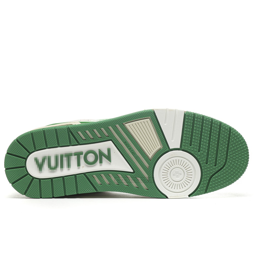 TBkicks L0*1S V*1TT0N Trainer #54 Signature White Green