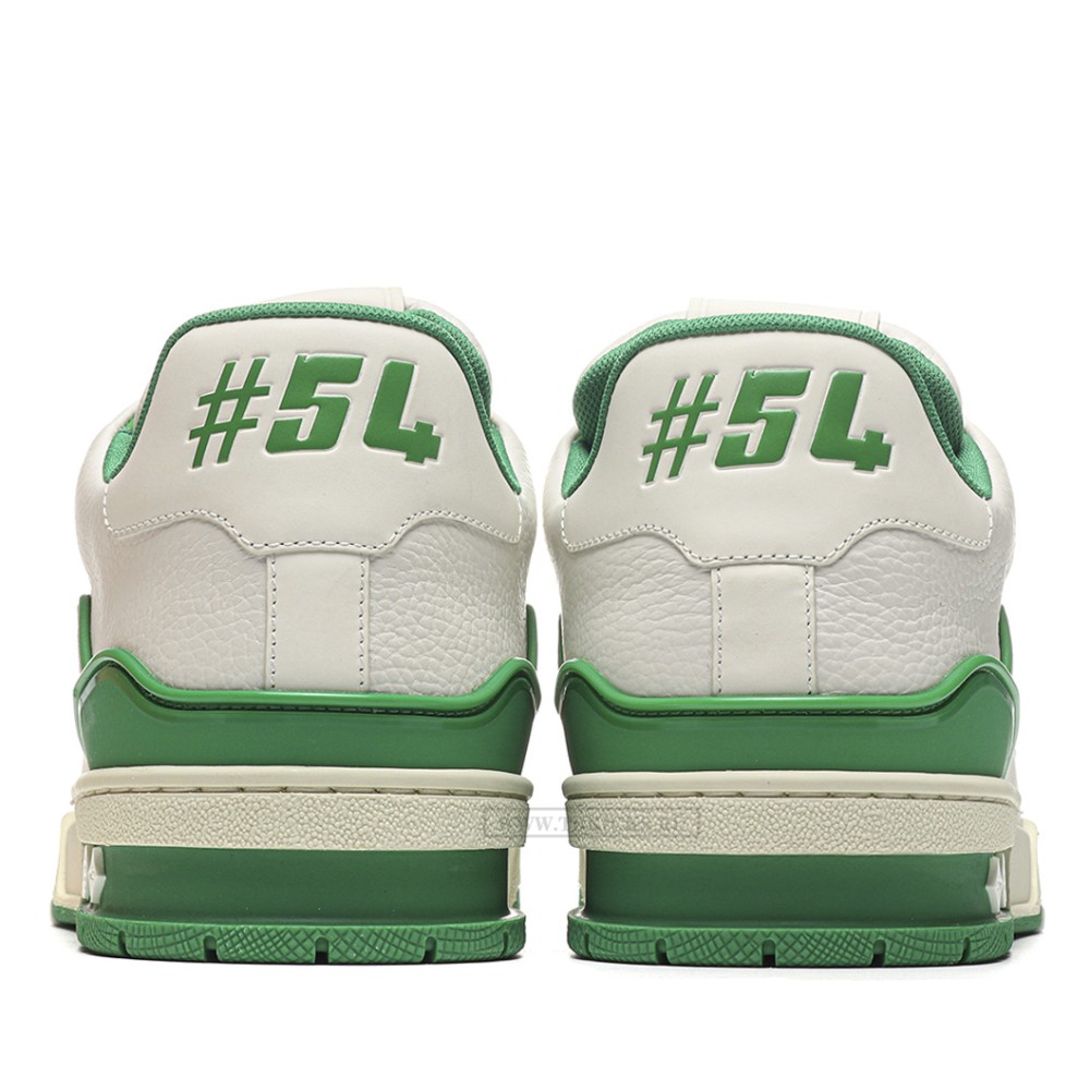 TBkicks L0*1S V*1TT0N Trainer #54 Signature White Green