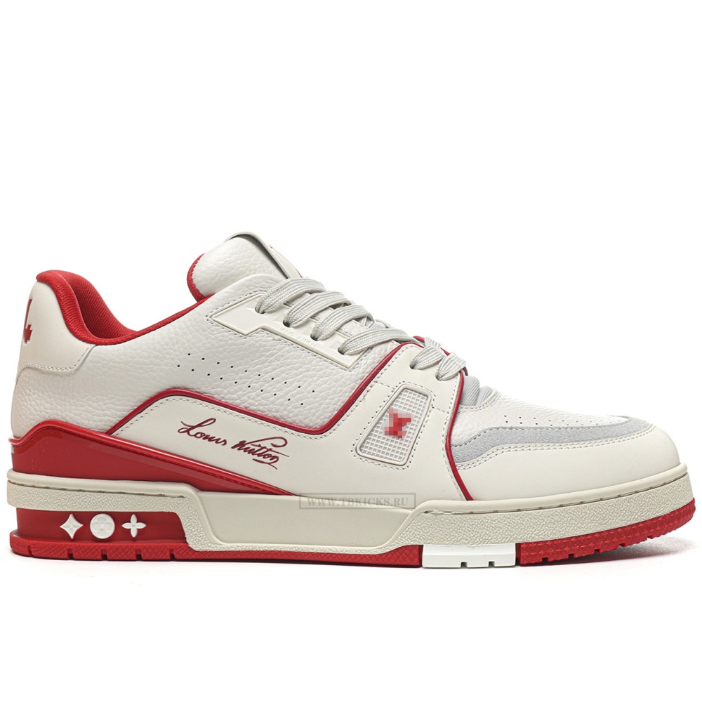 TBkicks L0*1S V*1TT0N Trainer #54 Signature White Red