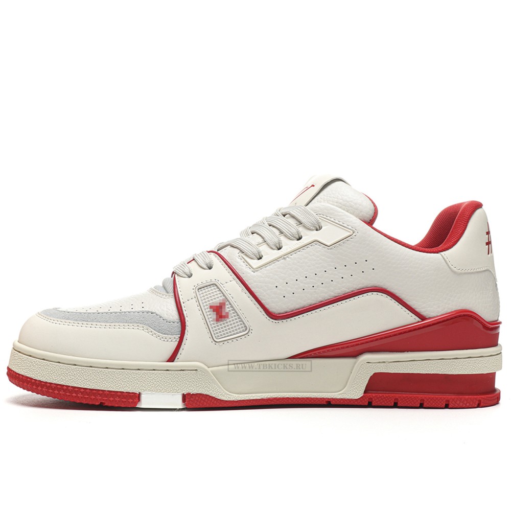 TBkicks L0*1S V*1TT0N Trainer #54 Signature White Red