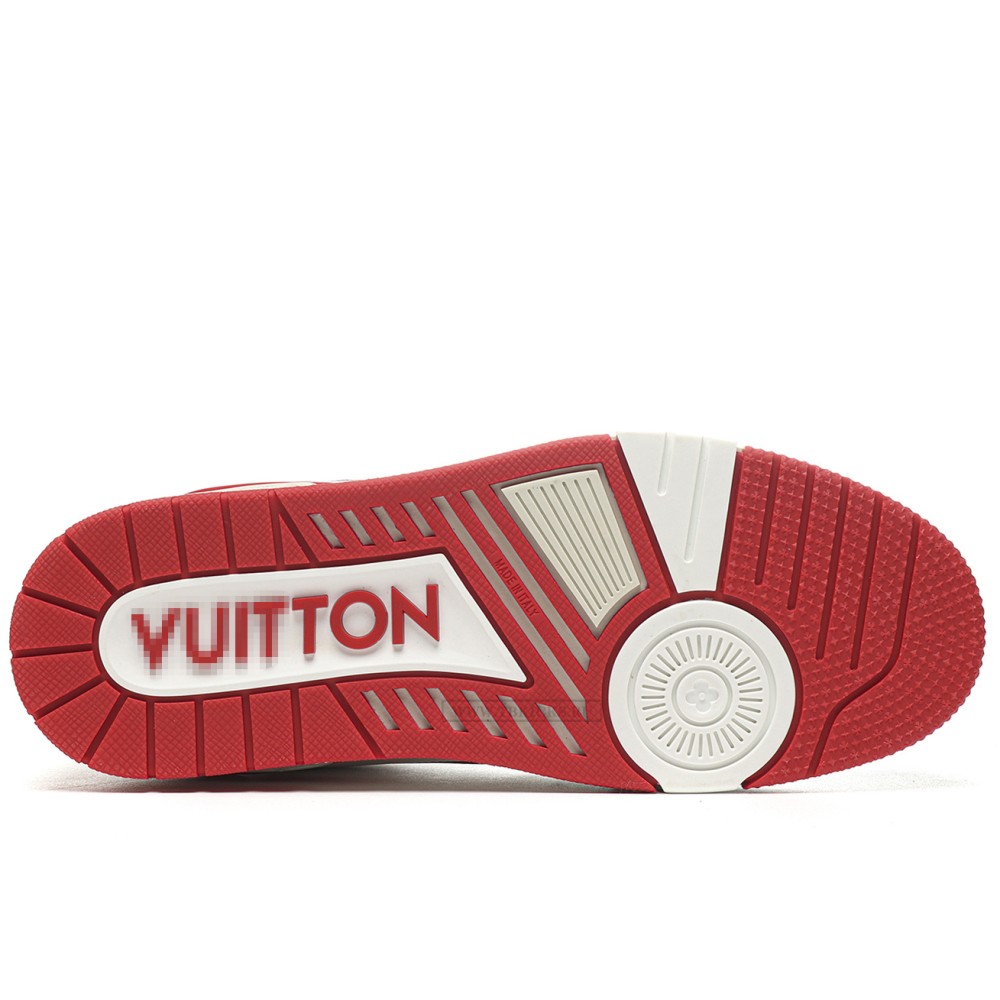 TBkicks L0*1S V*1TT0N Trainer #54 Signature White Red